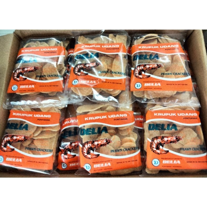 

Kerupuk Udang Delia / Kerupuk Delia / Krupuk Udang / Oleh Oleh Khas Pontianak