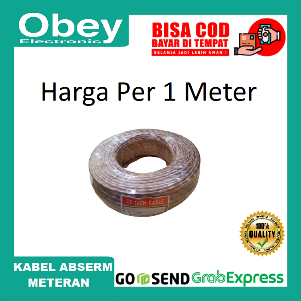 Kabel Abserm Stereo Meteran