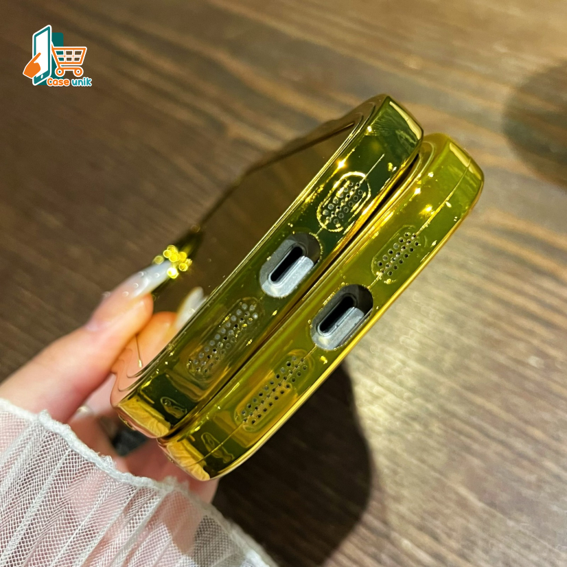 SOFT CASE SOFTCASE TPU WAVE GELOMBANG GOLD FOR OPPO A83 CS5724