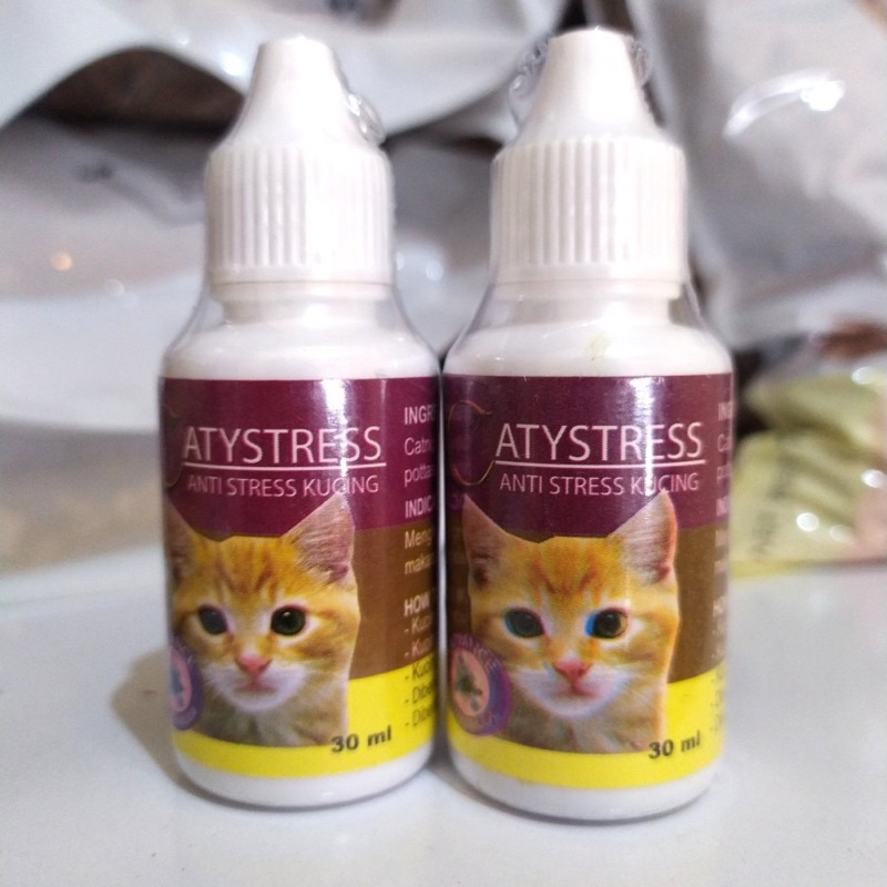 Catystress 30ml Vitamin Obat Anti Stres Kucing