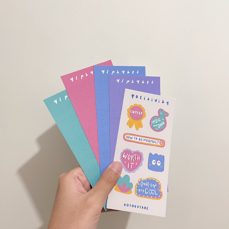 

KOTOKUTAHE - Sticker Set Deco Hologram Jurnal Harian, Photocard Aesthetic Decoration