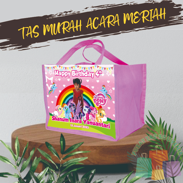 

GOODIE BAG MURAH / TAS ULTAH CUSTOM /TAS ULTAH PROMO/ TAS ULTAH THE PONY kuda poni