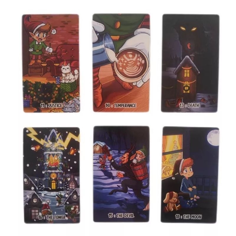 X'mas Elf Tarot Hardcase 12x7cm include guide paper