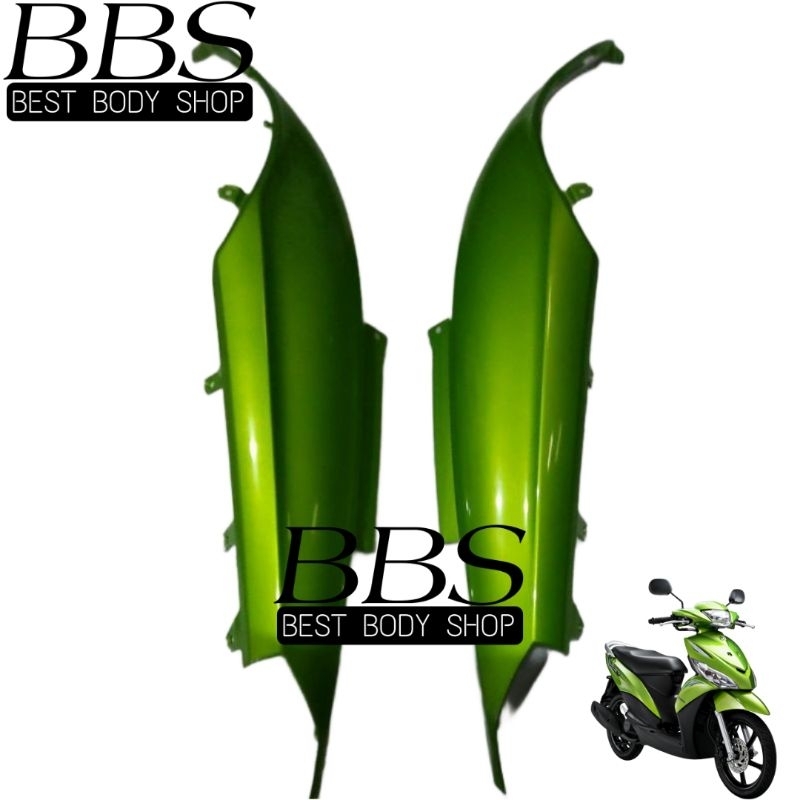 Cover Body Belakang Kanan + Kiri Yamaha Mio J | Bodi Samping Belakang Kanan Plus Kiri Mio J Warna Hi