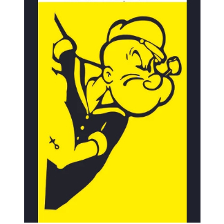 

stiker gambar popeye murah