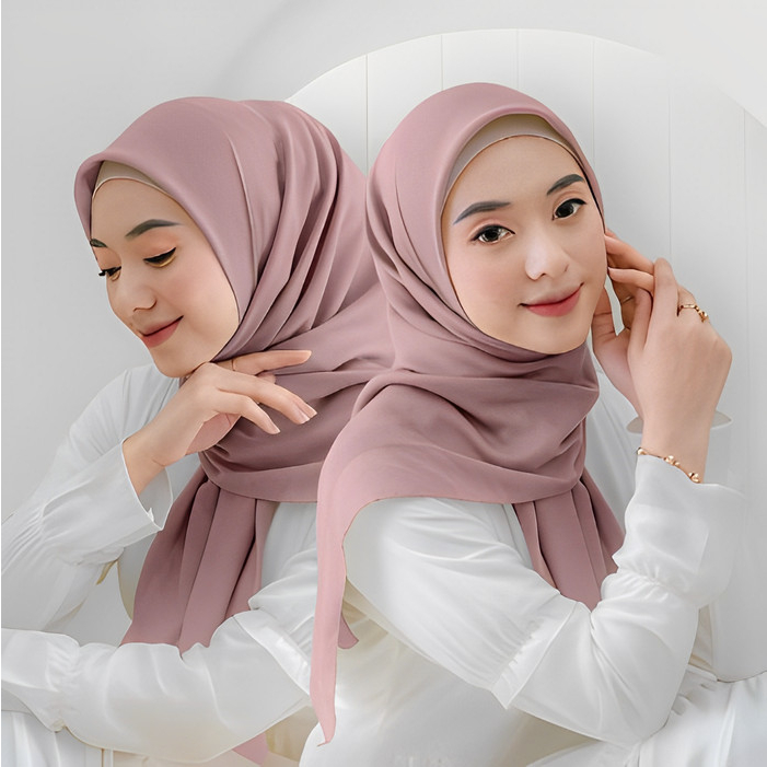 SHASMINAKU - Jilbab Segiempat Polos Exclusive | Bella Square Exclusive Anti Letoy | Kerudung Segi Empat