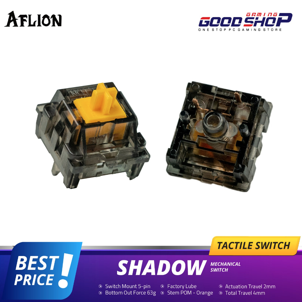 AFLION Shadow 63g Switch (Tactile - PCB Mount)