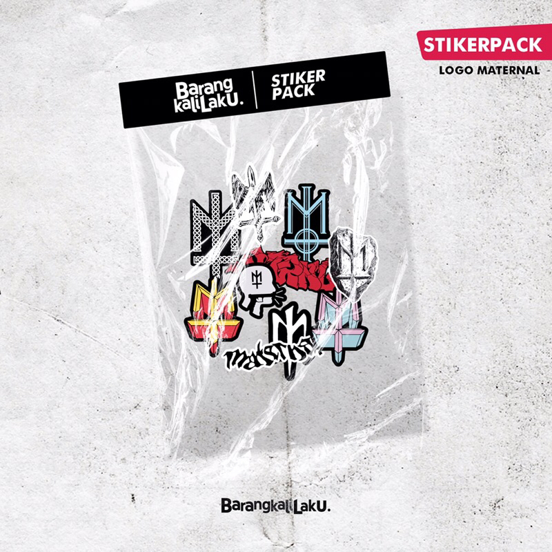 NEW ARTIKEL STIKER PACK LOGO MATERNAL DIE CUT