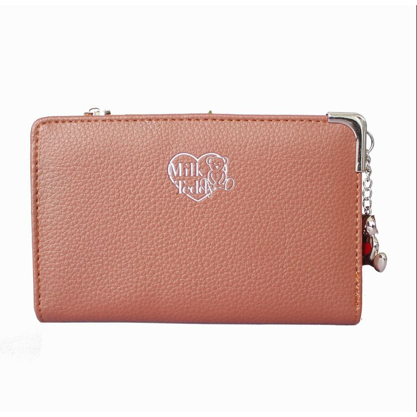 CHATELAIN - DOMPET LIPAT WANITA MILK TEDDY DCH384520 - GIRL'S WALLET