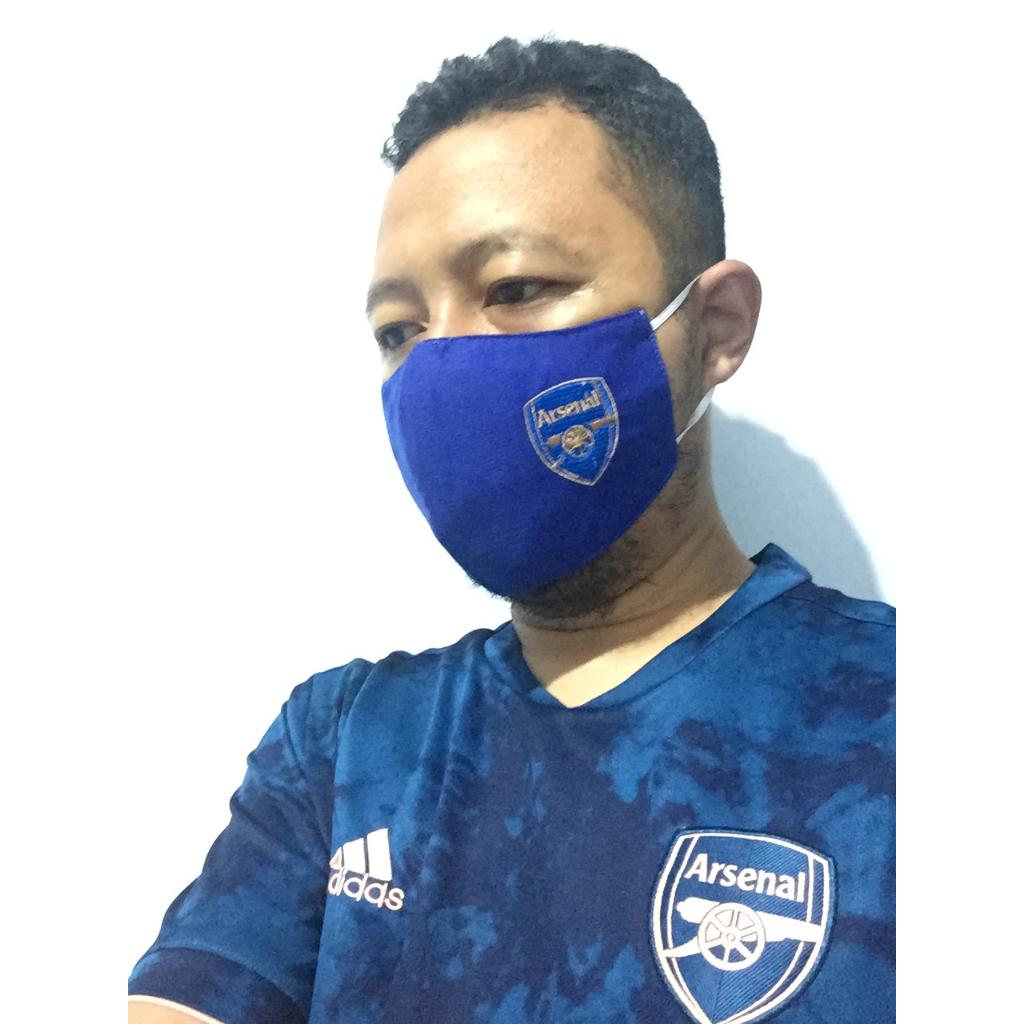 Masker Arsenal bordir premium