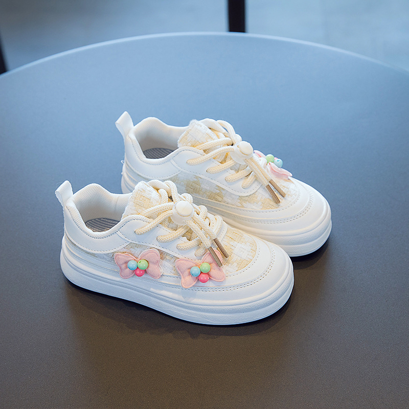 Sepatu Anak Perempuan 0304960 Sport Sneakers Kids Shoes Sepatu Pita Anak Sekolah