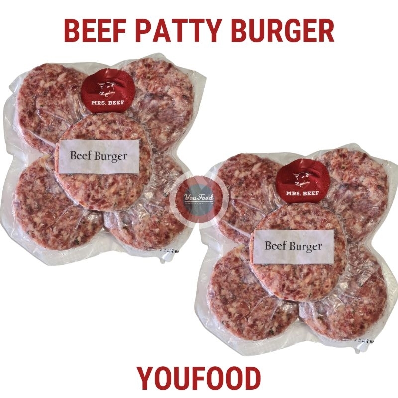 

Beef Patty Burger - Daging Sapi Burger 500gr