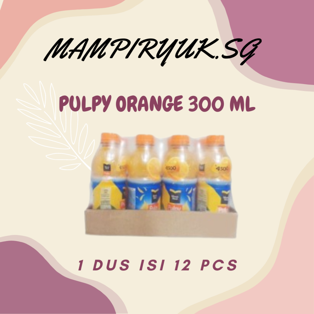 

[DUS/KARTON] MINUTE MAID PULPY ORANGE 300ML 1 DUS ISI 12 PCS