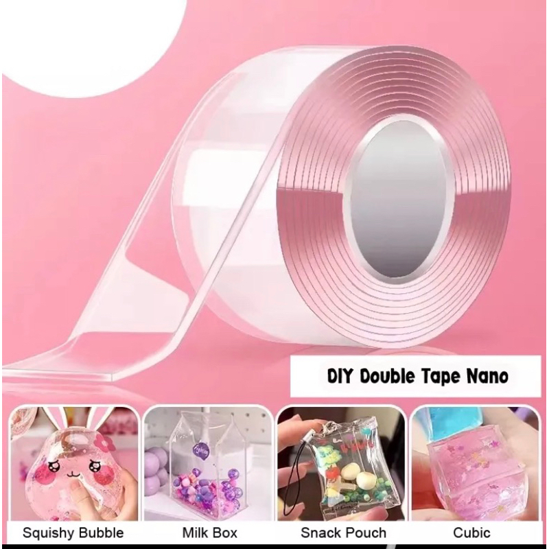 mainan anak DIY balon tiup bubble nano tape / mainan viral / mainan anak murah