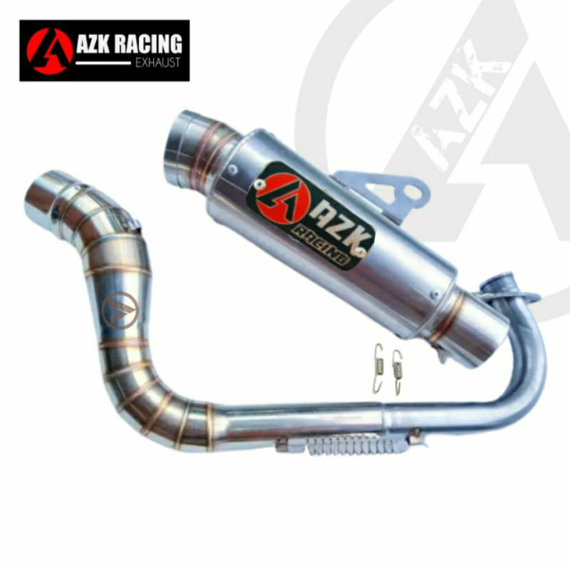 (original) Knalpot Beat Mio Vario 125/150 Genio Scoppy Miom3 MioJ Grade B Azk Racing