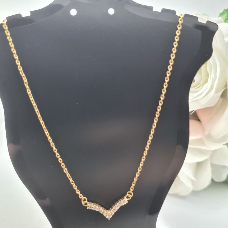 Kalung Rantai V Anak Emas Muda 2 Gram