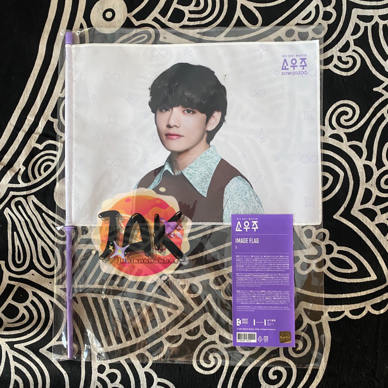 Ready - BTS Taehyung Image Flag Sowoozoo Merch Official