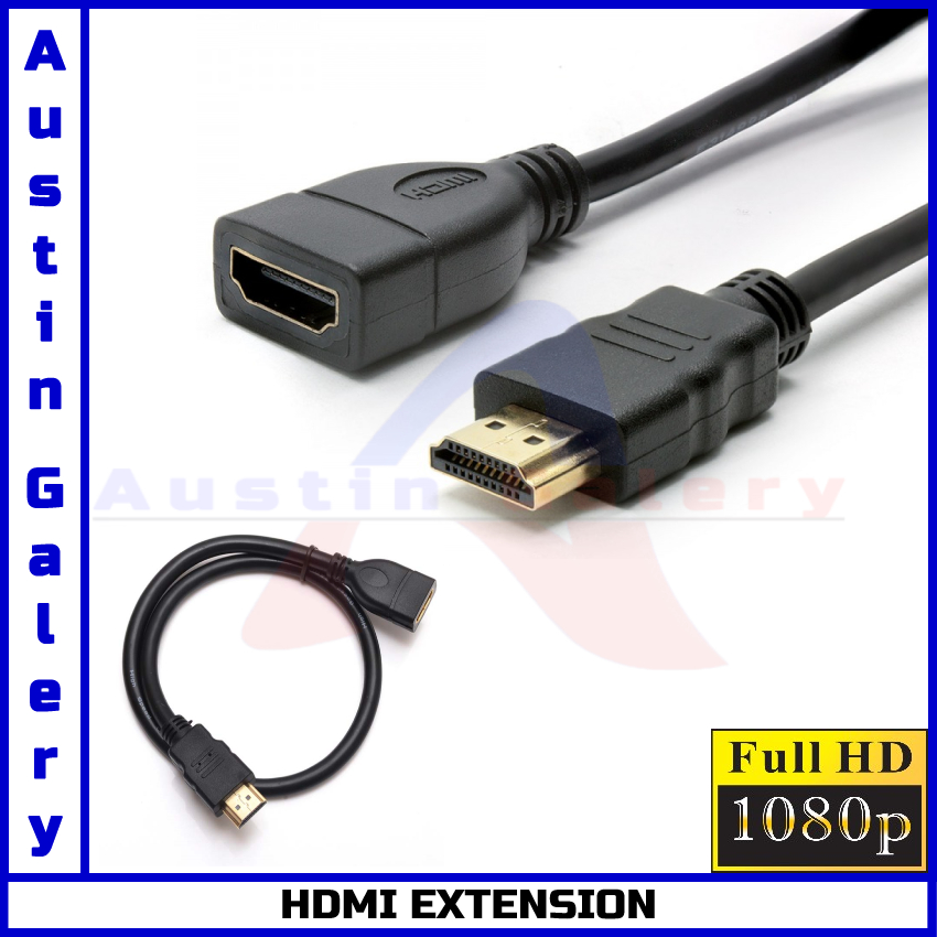 HDMI Splitter 2Port HD Male Input HD Female Output HD1080P For PC Laptop HDTV