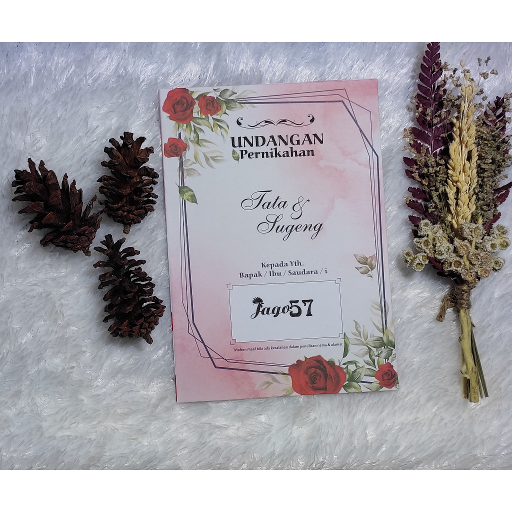 Undangan Pernikahan Aesthetic Murah Mewah Jago 57
