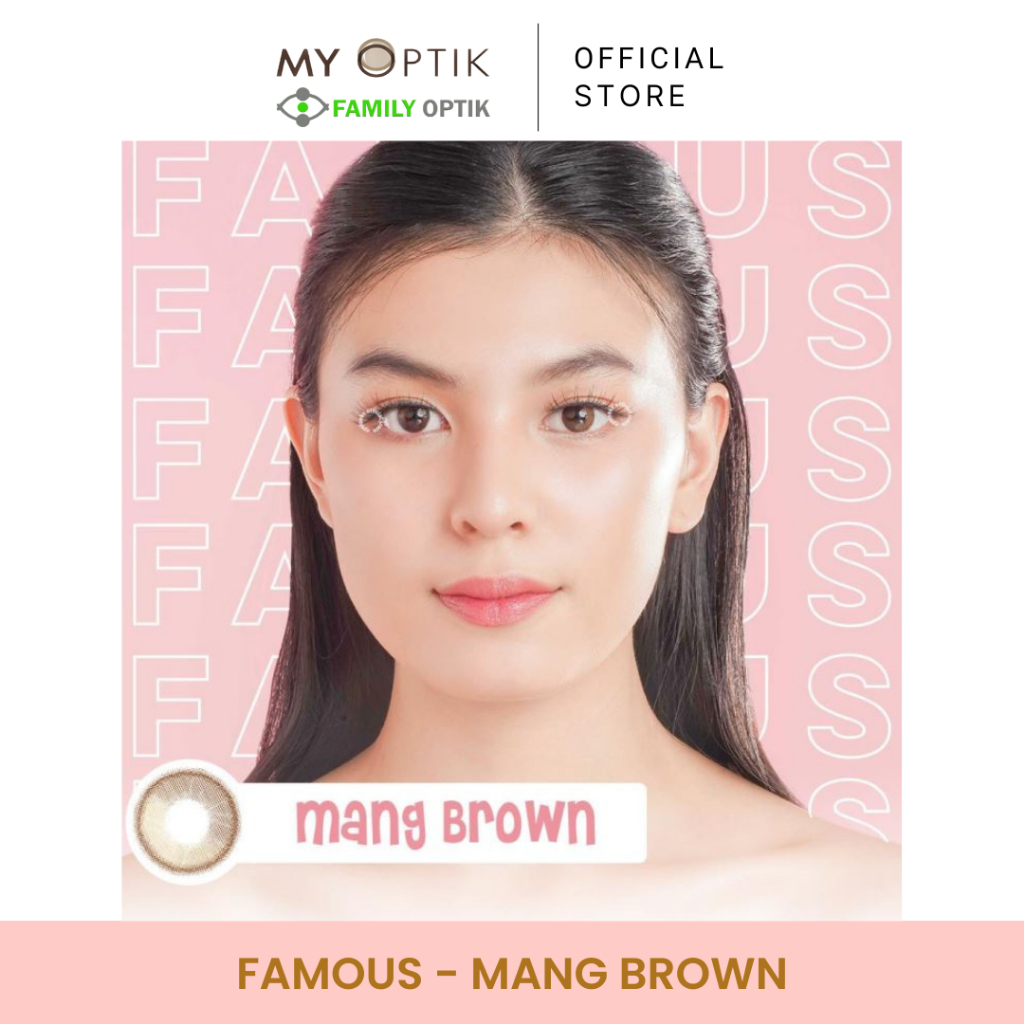 Famous With Biomoist Mang Brown Monthly Softlens Warna