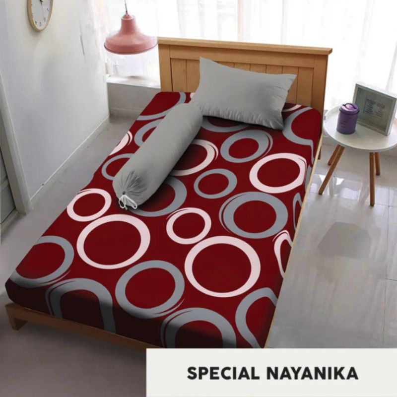 Kintakun D'luxe Sprei Set Motif Special Nayanika 120x200 Cm