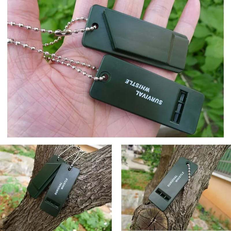 GP Peluit Pluit Survival Whistle Outdoor Ultrasonic Tiga Nada Mainan Panggilan Untuk Melatih Anjing Burung Parrot