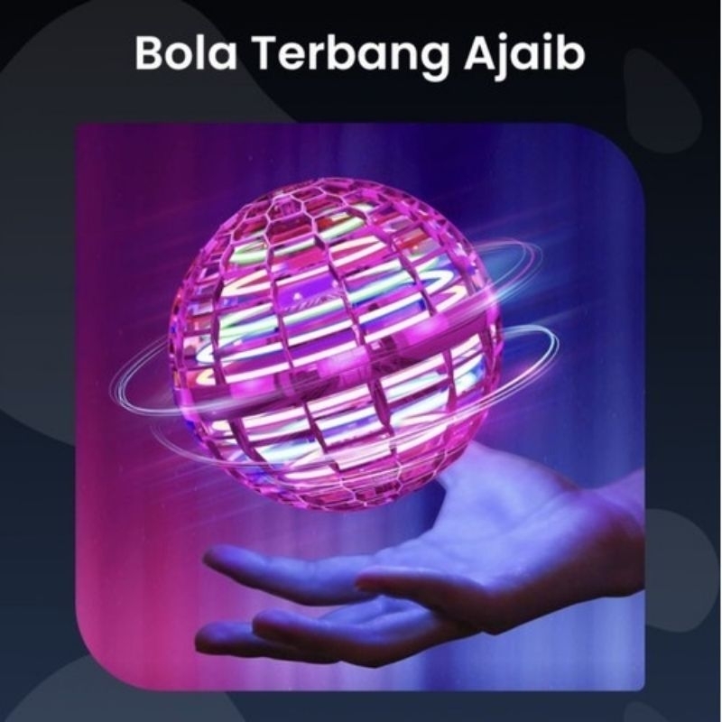 Mainan Bola Terbang / Bola UFO Mainan Anak / Mainan Bola Ufo Terbang
