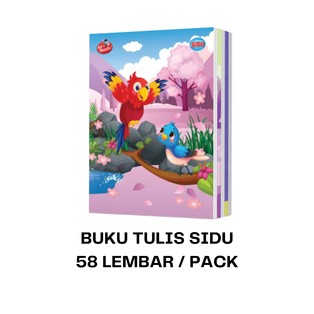 

(10pc) Buku Tulis Sinar Dunia SIDU isi 58 lembar/buku tulis