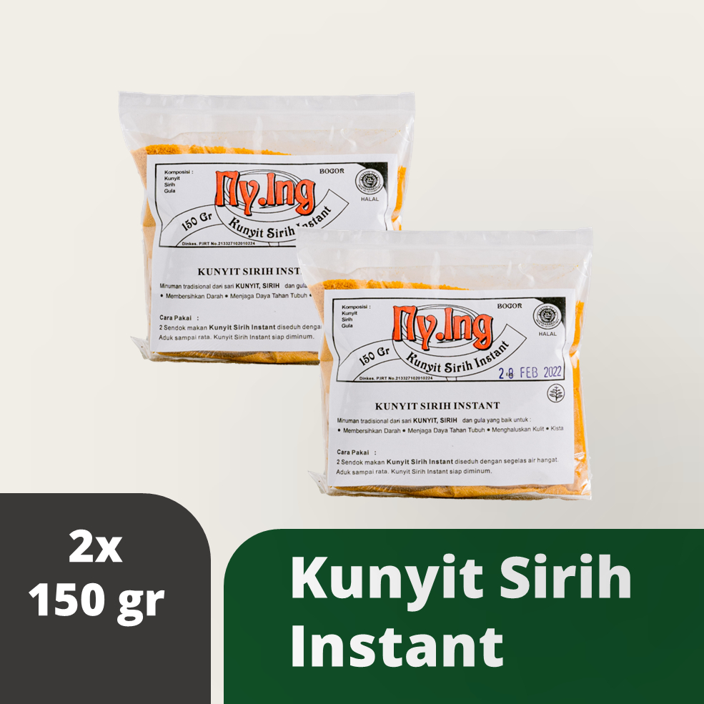 

Jamu Ny. Ing Kunyit Sirih Instan / Jamu Serbuk (PAKET 2 PCS)
