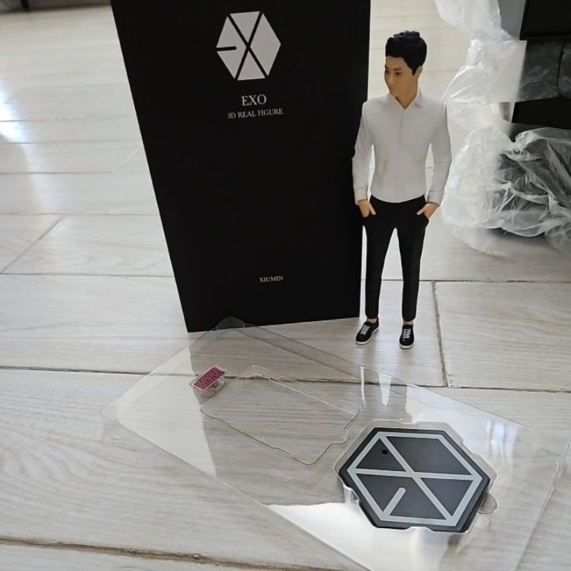 EXO rare 3D real figure gs25 figurine doll official no pc xiumin suho lay baekhyun chen chanyeol D.O