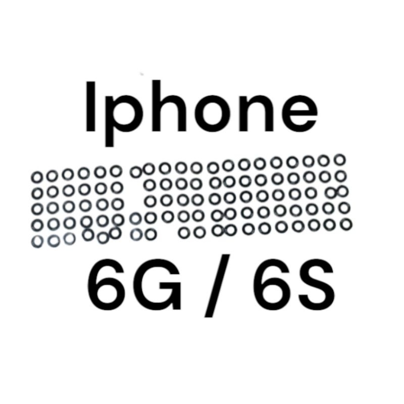 KACA KAMERA IPHONE 6G / 6S HITAM