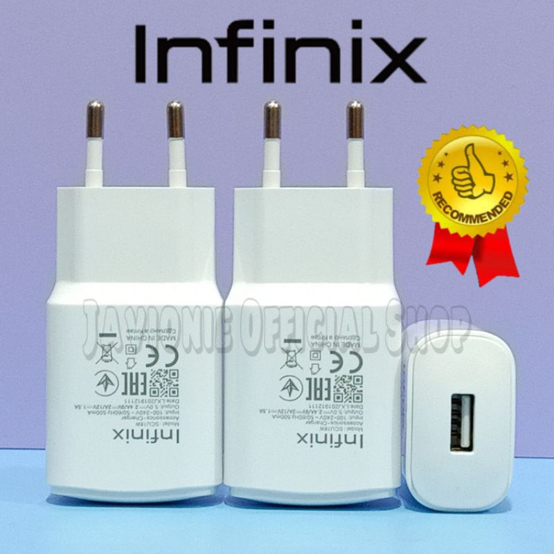 Charger Casan INFINIX HOT 8 9 10 10S 11 12i 20i PLAY Original MICRO USB 2A 10W 18W Fast Charging