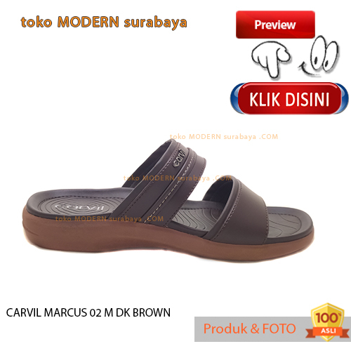 Sandal pria sopan casual sandal slide CARVIL MARCUS 02 M