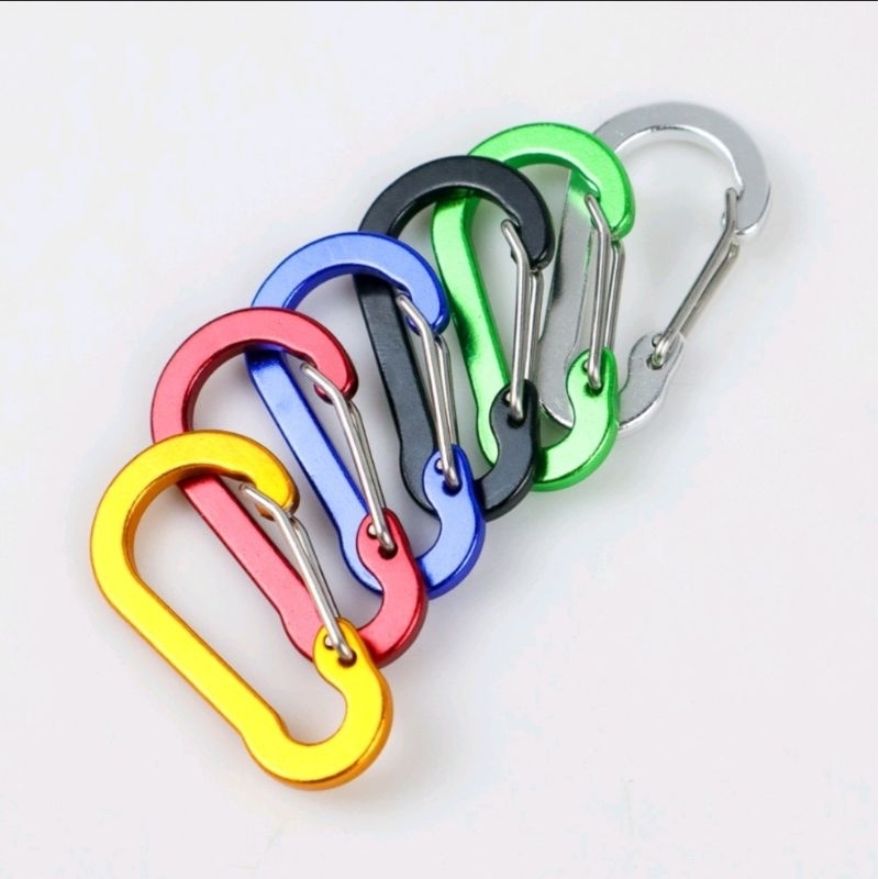 Gantungan Karabiner Klip Aluminium Alloy 1 PCS - Clip Lock Carabiner Multifungsi