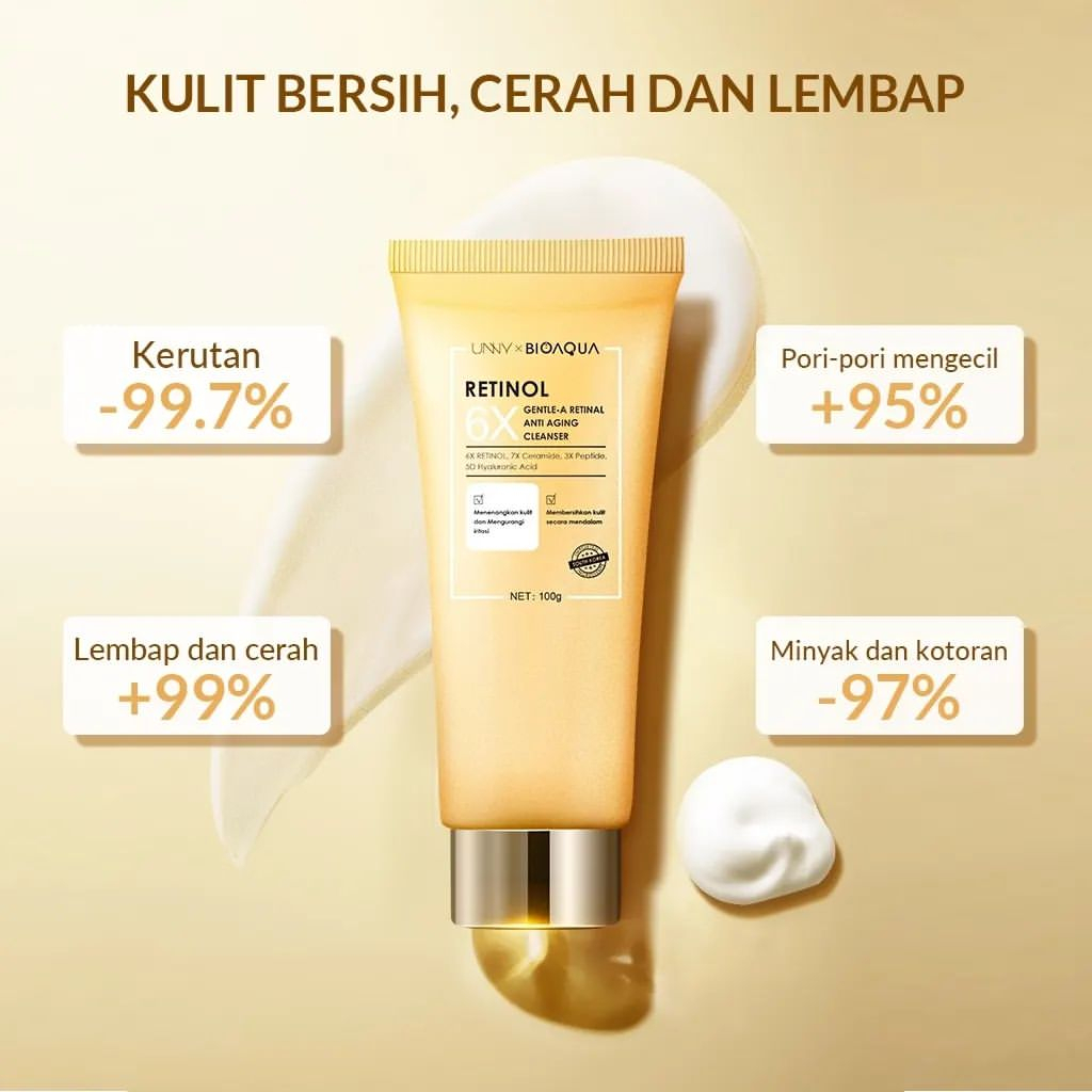 UNNY X BIOAQUA 6X Gentle A Retinol Anti Aging Series