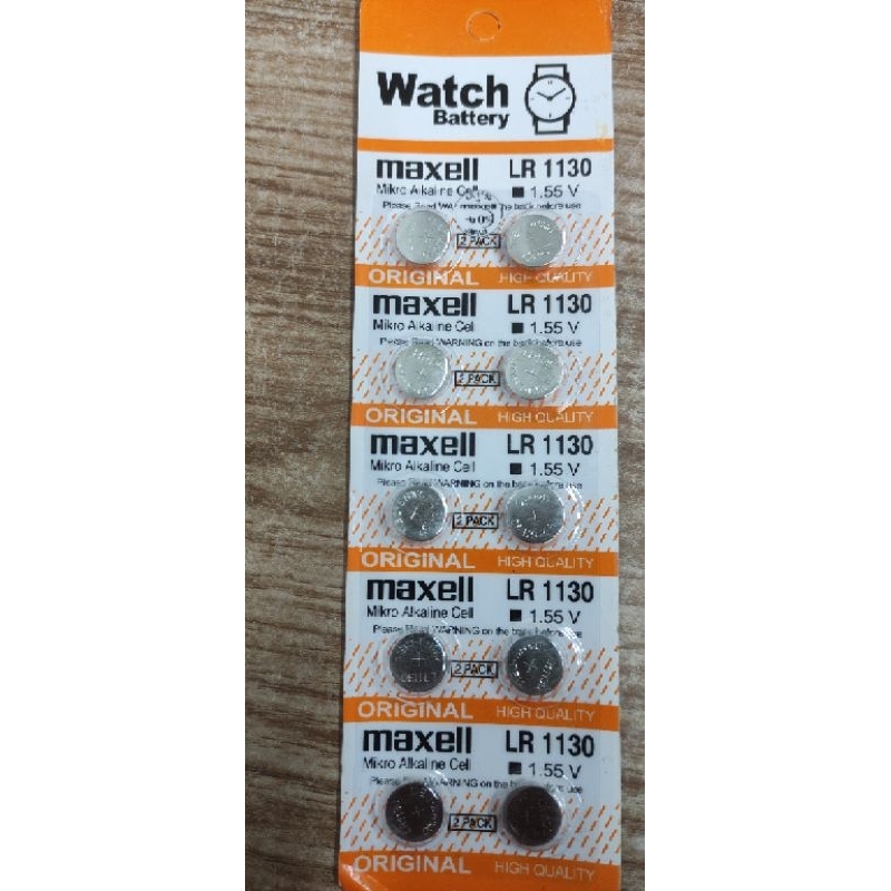 Baterai Maxell LR 1130 Timbangan Jam Remote