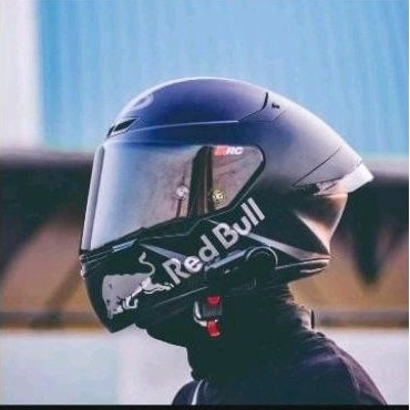 Red Bull sticker cutting helm, sticker cutting helm murah