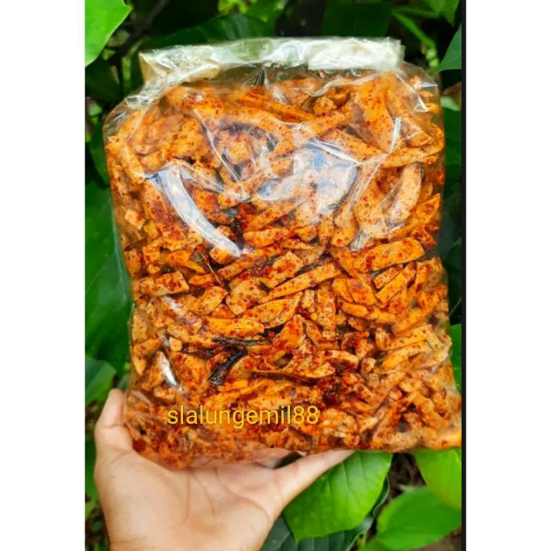 

Basreng pedas wangi daun jeruk isi 500grm