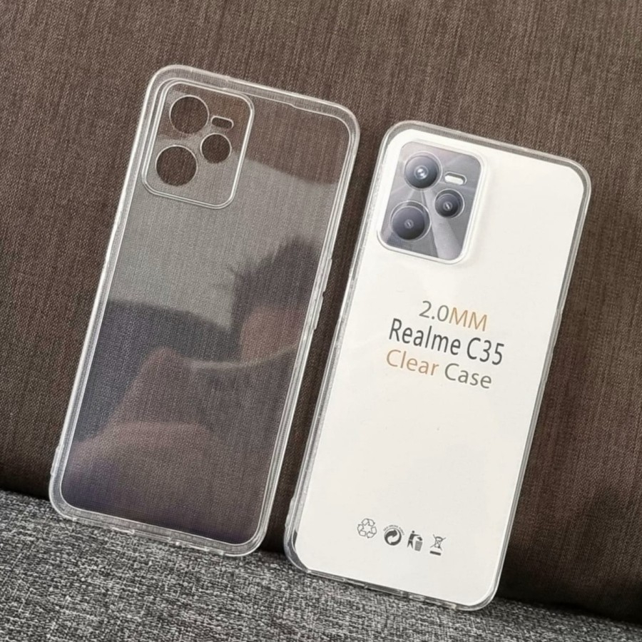 Case Hp For Realme C35 Casing Clear HD SoftShell Bening Jelly Softcase