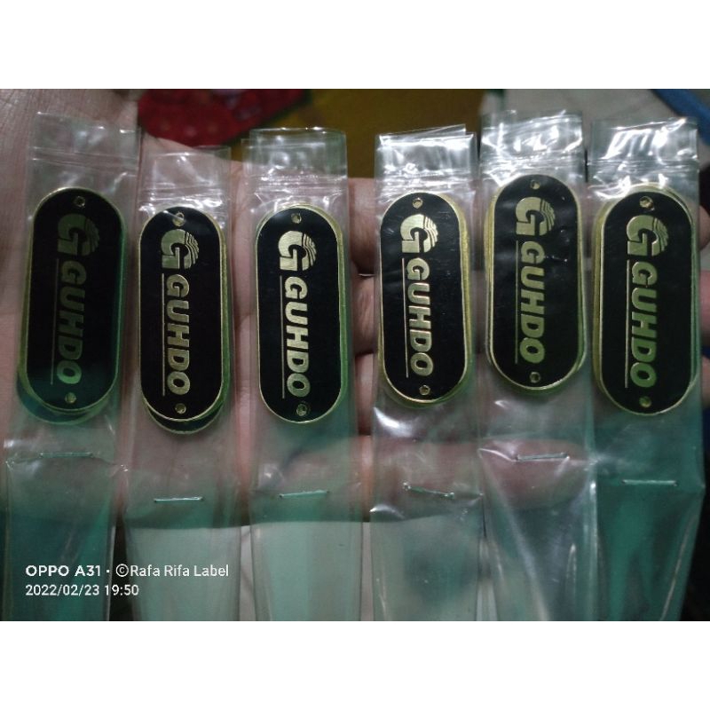 label plat stainless