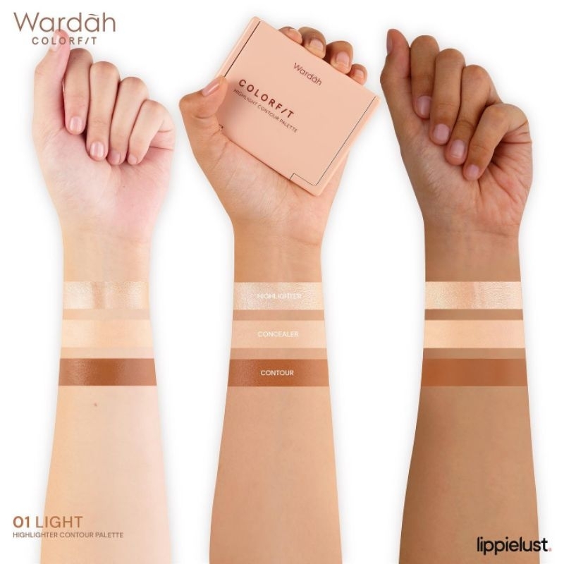 WARDAH Colorfit Highlight Contour Palette 10,2gr