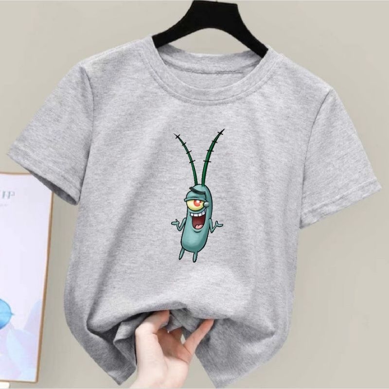 kaos anak anak cowok cewek size s m l xl unizex baju anak atasan anak PLANGTON