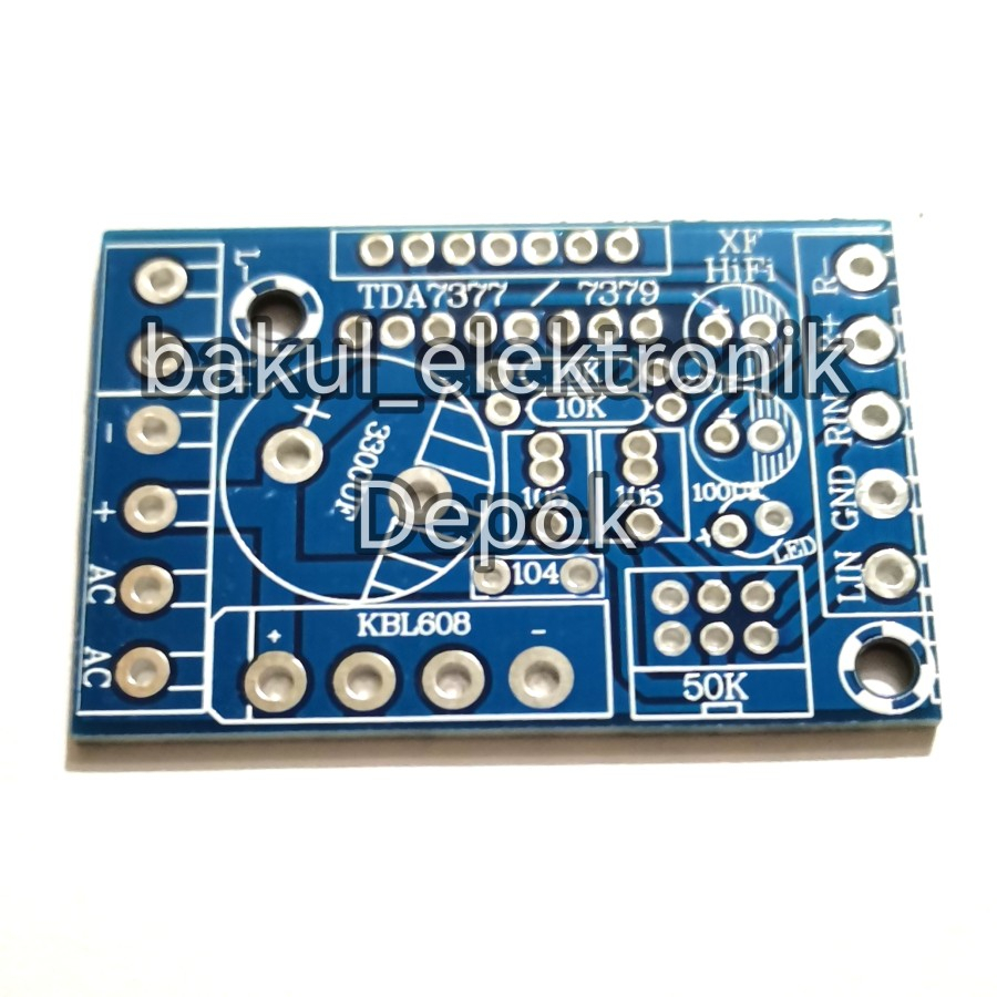 PCB power amplifier tda7379 tda7377 stereo