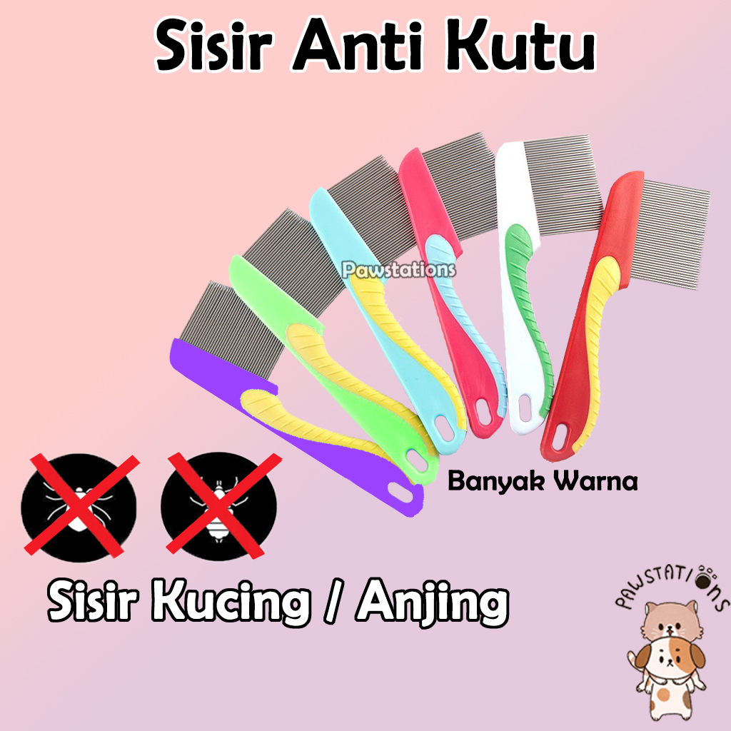 Sisir Kucing Bulu Panjang Sisir Anjing Bulu Panjang Sisir Kucing Rambut Panjang Sisir Anjing Rambut Panjang Sisir Kutu Kucing Sisir Kutu Anjing Sisir Kutu Gagang Besi Sisir Kutu Serit Besi Stainless Steel