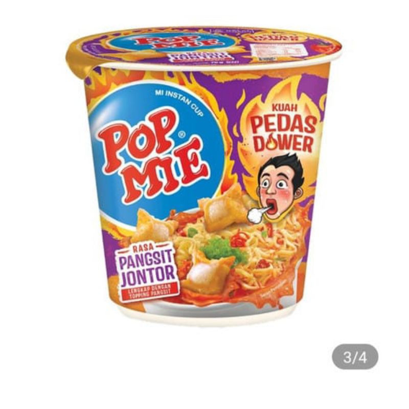 

MI KUAH | POP MIE KUAH PEDES DOWER PANGSIT JONTOR 75G