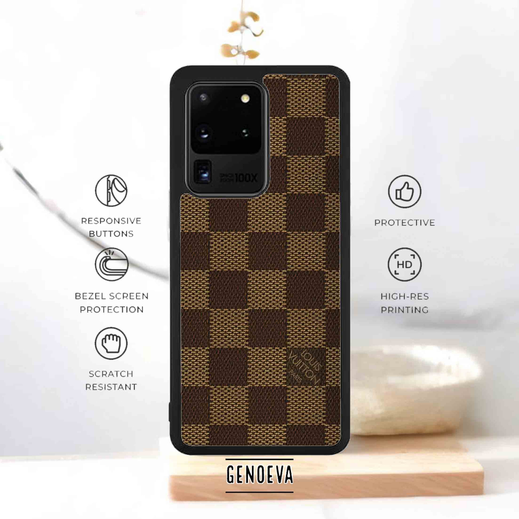 Premium softcase Rubber High Quality Samsung Custom Louis Vuitton Samsung Galaxy S22 S20 S21 S10 cas