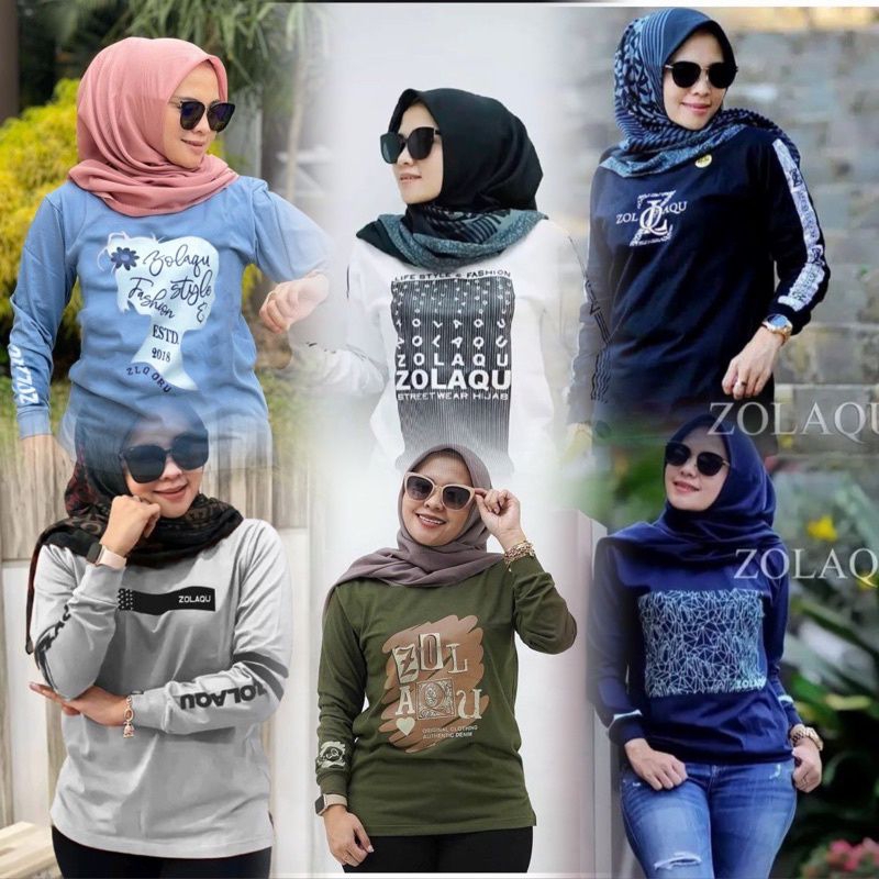 kaos zolaqu(H) baju kaos atasan zolaqu zolaku zolaku jolaqu senam olahraga original ori premium terb