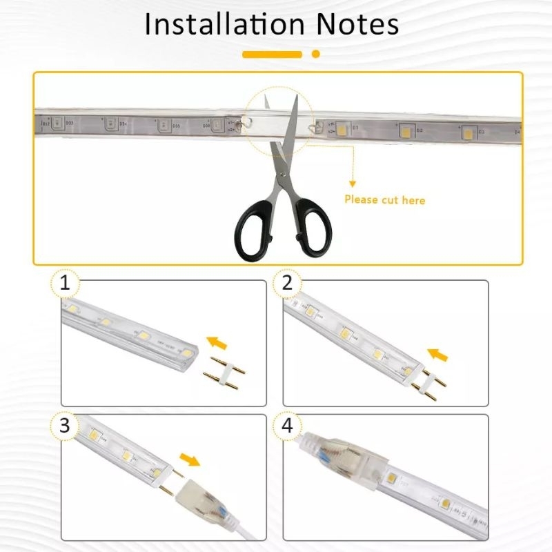 Lampu LED Strip 5050 /Led Strip Selang 5050 Waterproof permeter