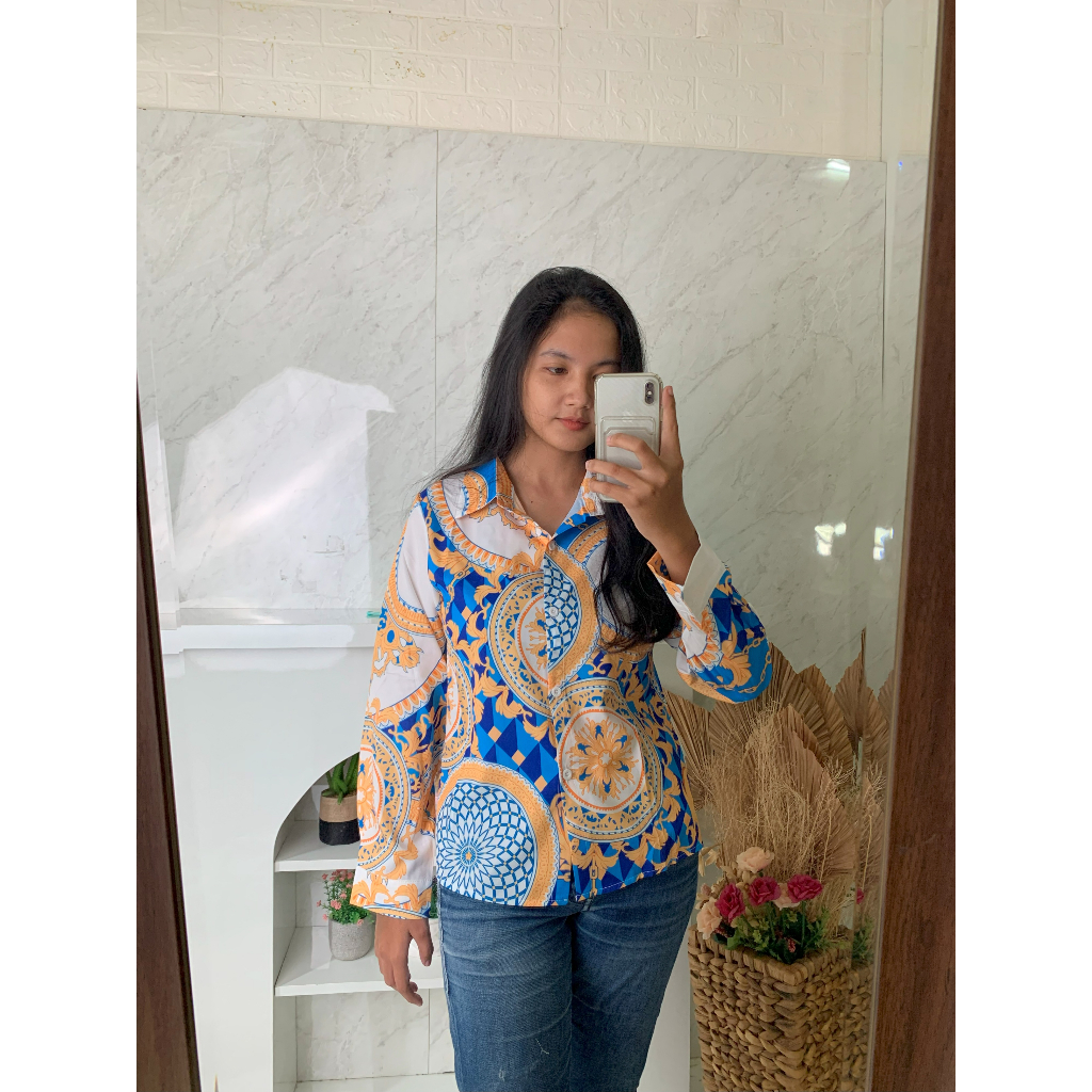 ATASAN WANITA BLOUSE IMPORT ELEGANT VSC03 BRANDED PREMIUM