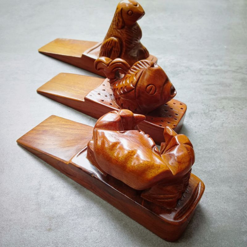 Ganjal Pintu Kayu Jati Special Edition